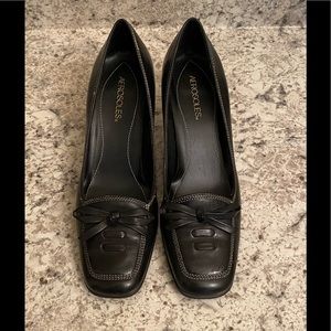 Aerosoles Black Heel Dress Shoes